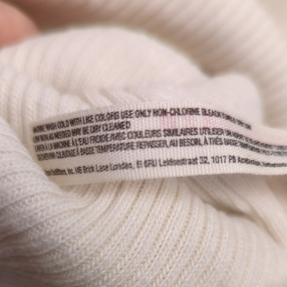 FP Beach By Free People Cream Ribbed Maxi Dress Size Small - Picture 9 of 15